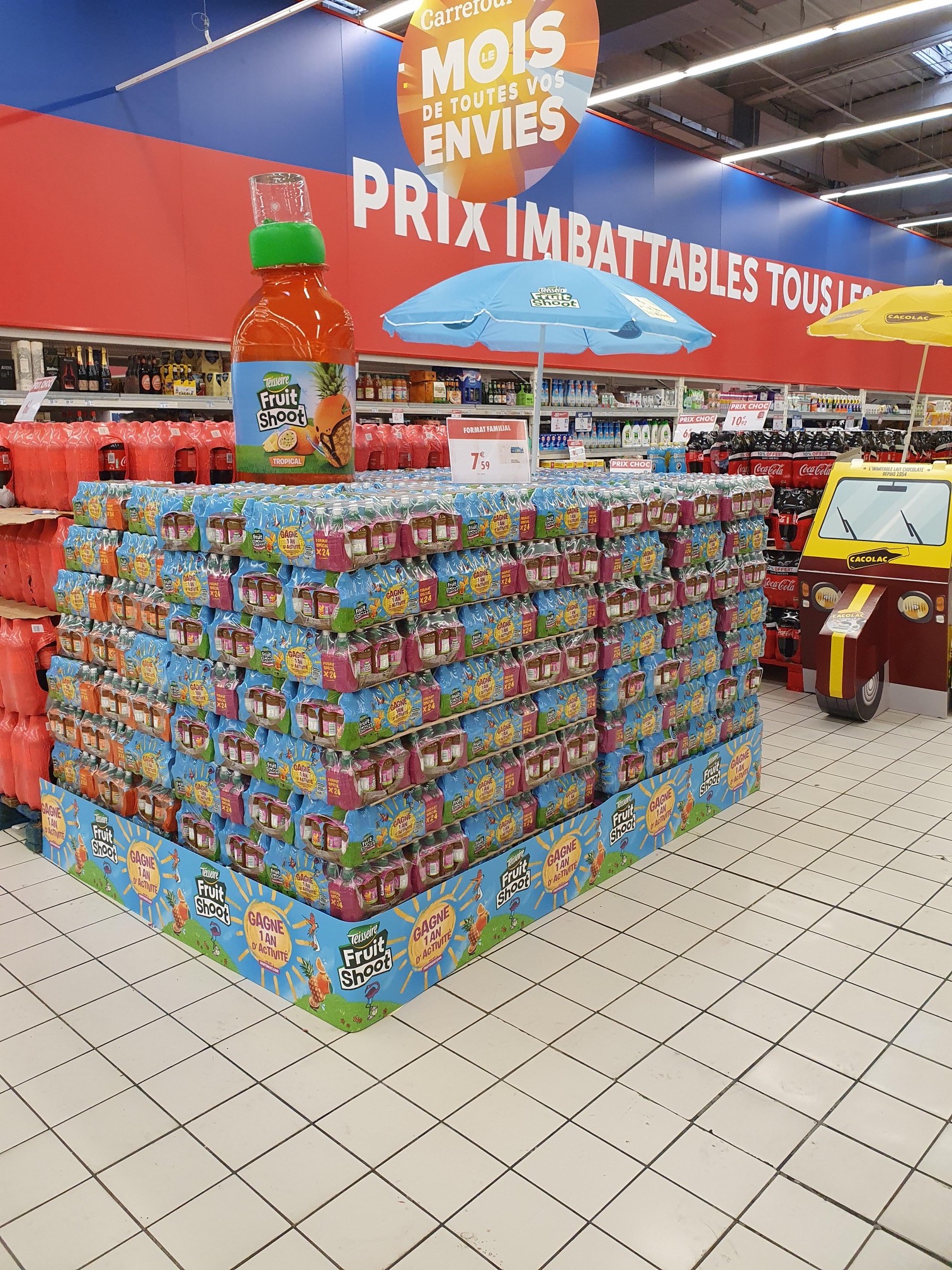 Jupe de palette en magasin